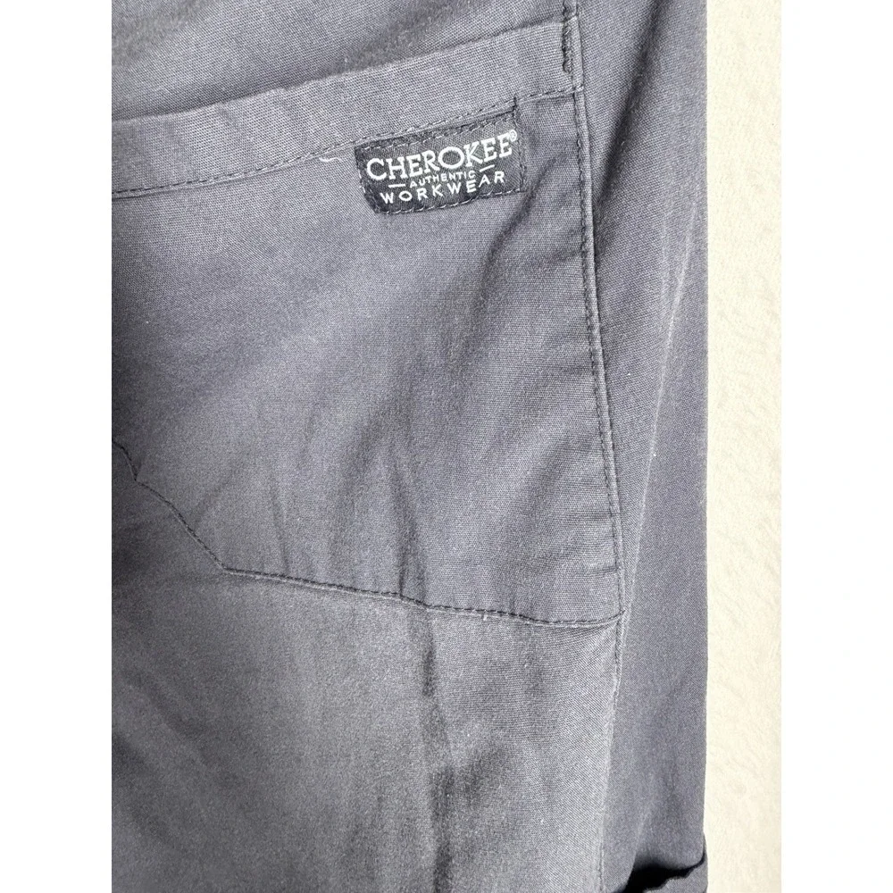 Cherokee Workwear Pants Womens S Pewter Gray Scrub Cargo WW170 PWT Petite